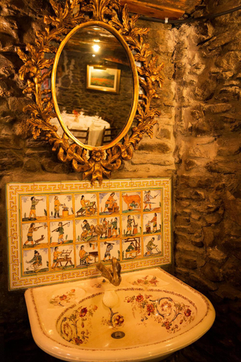 Bathroom, Hotel Can Borrell, Girona