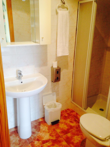 Bathroom, Hotel Pension Flipper, Murcia