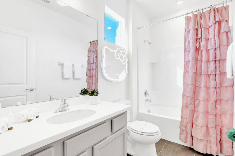 Bathroom 3, UpstaySleeps20ThemeRoomsPoolHotTubTheatr, Osceola
