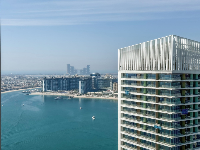 Exterior & Views, High floor Panoramic 2BR & Private Beach, Dubai