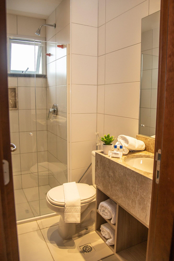 Bathroom 5, Aquidaba Praia Hotel, Fortaleza
