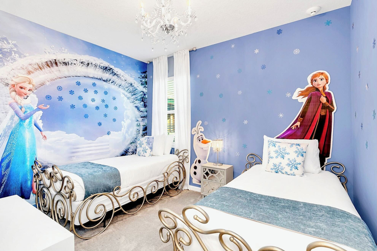 Bedroom 4, UpstaySleeps20ThemeRoomsPoolHotTubTheatr, Osceola