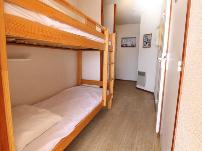 Bedroom, Charmant 2 pieces avec balcon, proche remontees et commerces, pour 4 pers. - Alpe d'Huez - FR-1-405-, Isère