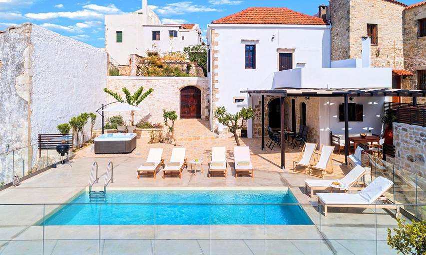 Exterior view 5, Villa Barozziana Private Heated Pool & Jacuzzi, Crete