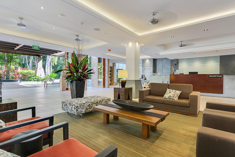 Public Area, Private Apartments in the Temple Beachfront Resort Palm Cove, Cairns