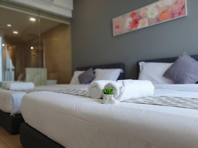 Bedroom 3, Jazz Seaview with Bathtub and massage GMC Gurney, Penang Island