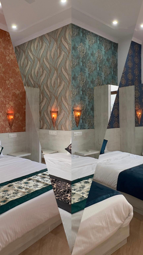 Bedroom 3, La Curcuma Luxury Homestay, Khajuraho, Chhatarpur