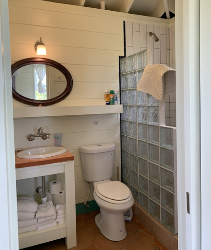 Bathroom, Historic Hideaway: Restored Waterfront Estate