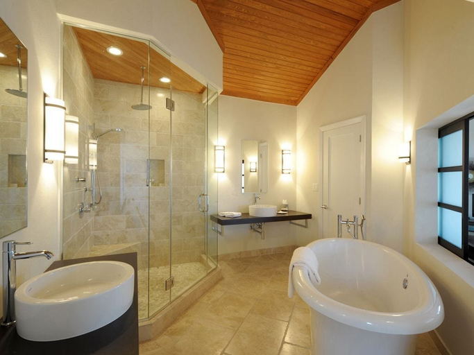 Bathroom, Caribbean Retreat: Private Villa With Panoramic Ocean Views