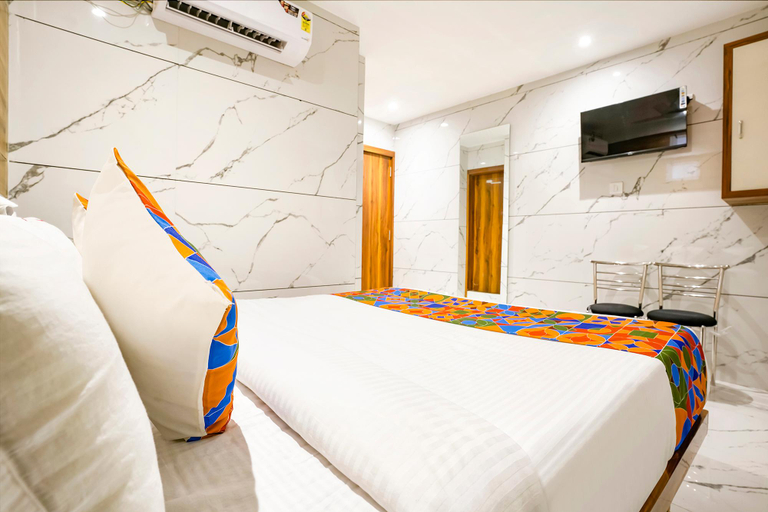 Bedroom 3, FabHotel Shubham Inn - Nr. Jain Mandir, Bhandup West, Mumbai Suburban
