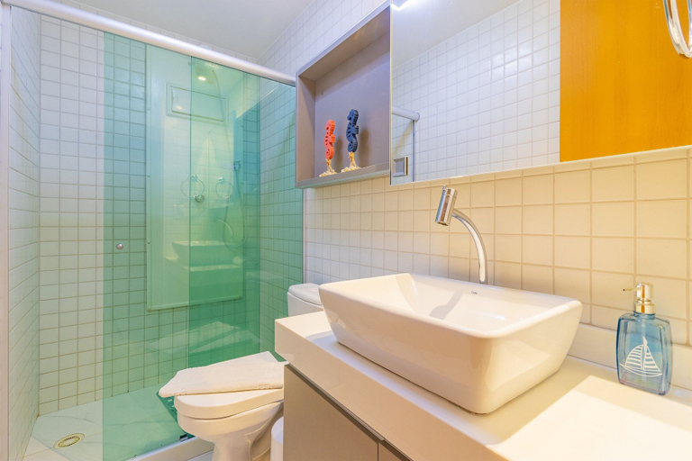Bathroom 4, Carpediem - Moderno apartamento no Cupe, Ipojuca