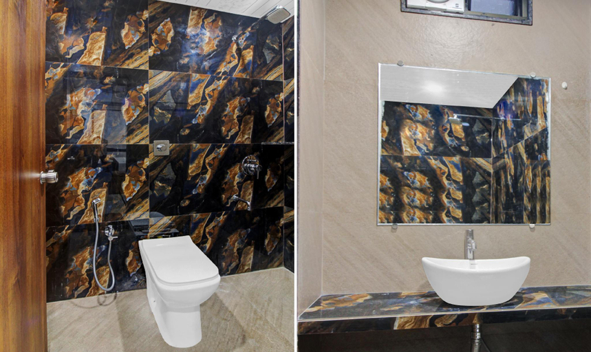 Bathroom 5, Treebo Hotel Rk Inn, Railway Station, Nagpur