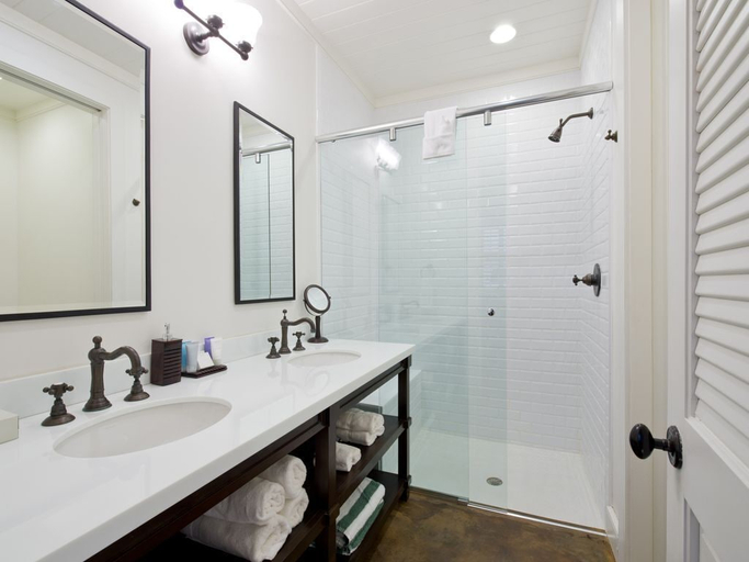 Bathroom, Coastal Chic: New Luxury Oceanfront Home With Sunset Views