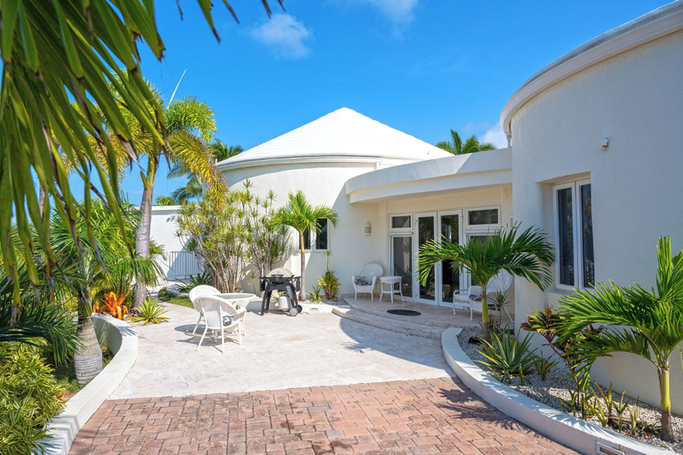 Exterior & Views, Exquisite Retreat: Contemporary Estate On Pink Sand Beach