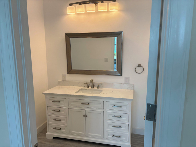 Bathroom, Twin Coves Tranquility: Private Beachfront Estate