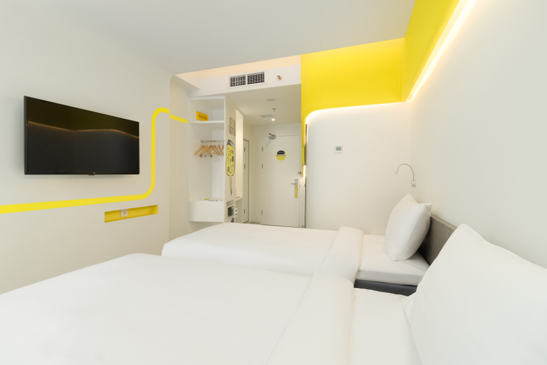 Bedroom 5, YELLO Hotel Kuta Beachwalk Bali, Badung