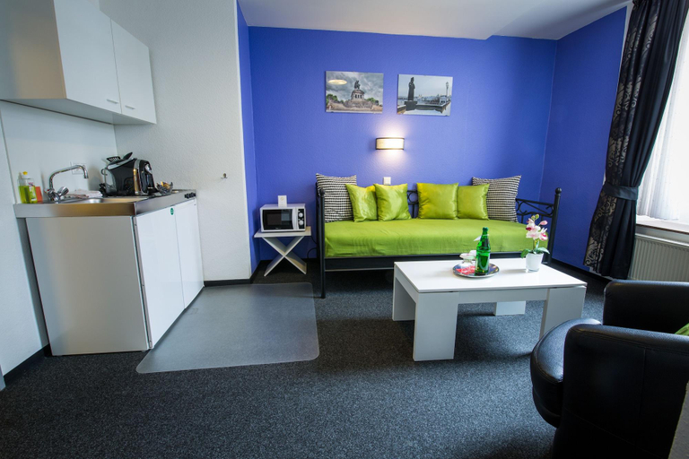 Bedroom 2, Aparthotel am Münzplatz, Koblenz