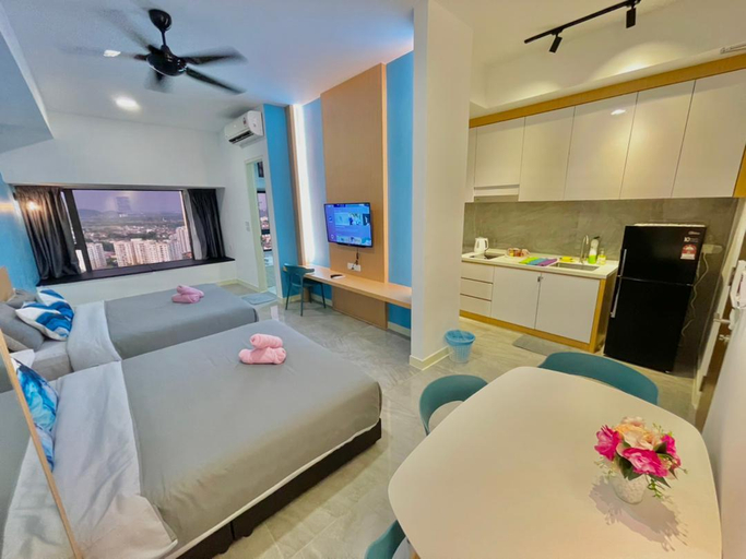 Bedroom 3, MJHolidayB2142 {BreezySeaView} PrivateJacuzziVilla, Malacca City