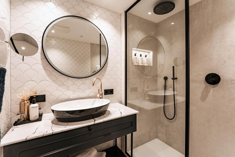 Bathroom 4, Strandhotel Kurhaus Juist, Aurich