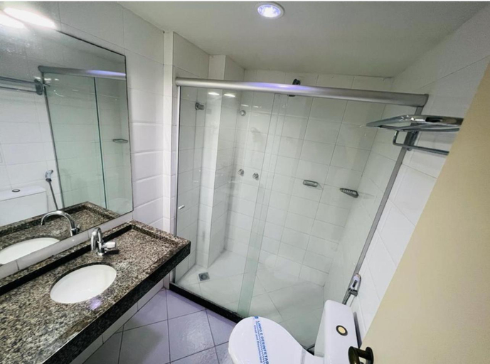 Bathroom 4, Flat Ambassador - Cabo Branco - Joao Pessoa, João Pessoa