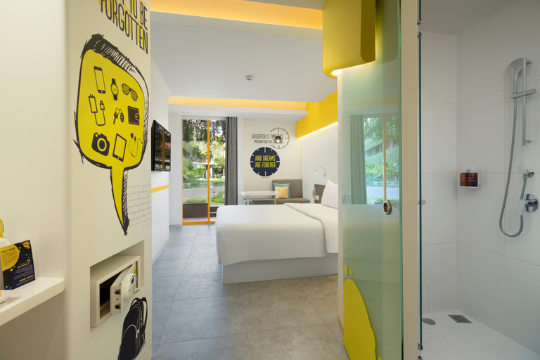 Bedroom 5, YELLO Hotel Kuta Beachwalk Bali, Badung