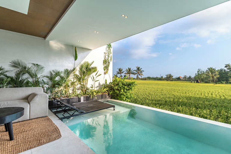 Sport & Beauty 4, Azure 2BR Villa in Ubud Rice Field views, Gianyar