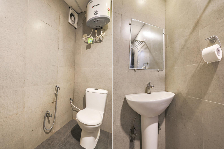 Bathroom 4, FabHotel The Diamond, Gautam Buddha Nagar