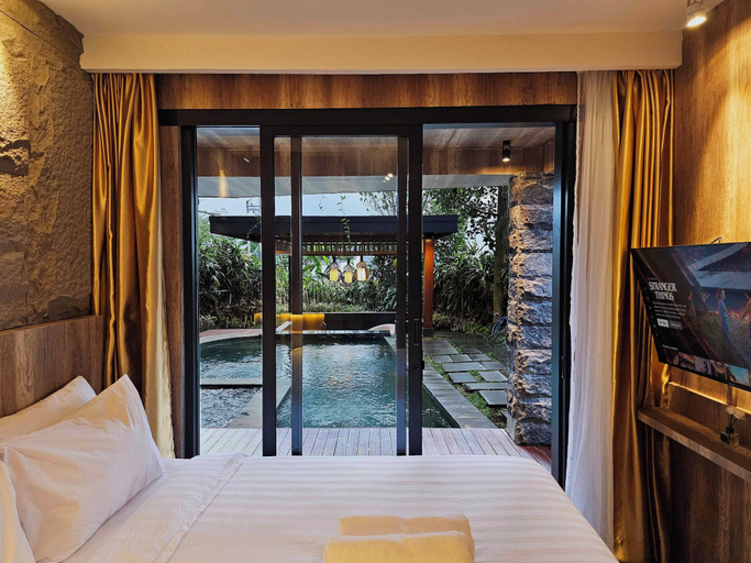 Bedroom 3, Villa 4-BR Klub Bunga No. 4 Batu Malang, Malang