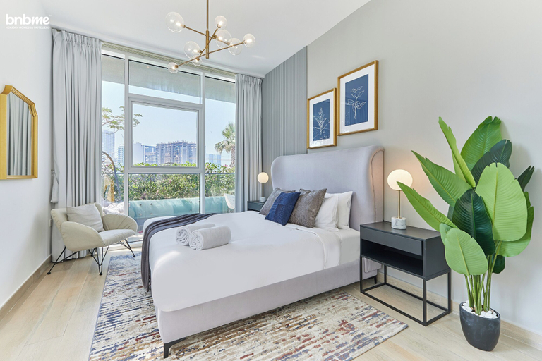 Bedroom 4, bnbme | Bloom Heights | 1 BDR, Dubai
