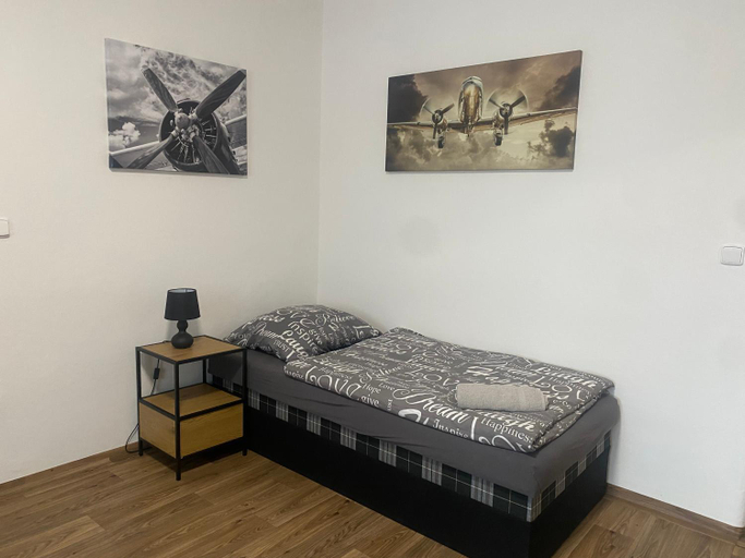 Bedroom 2, Cerna Ruze - Apartman 3, Plzeň