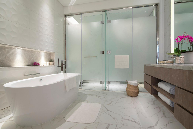 Bathroom 5, Al Jaddaf Rotana Suite Hotel, Dubai