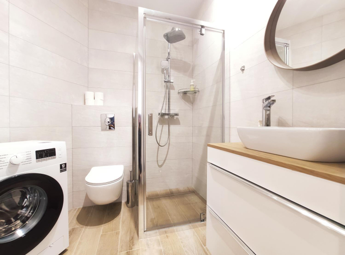 Bathroom 2, Mogilska 120D by Homeprime, Kraków City