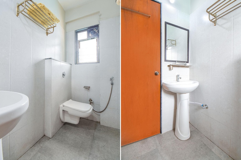 Bathroom, FabHotel Prime Rajmudra - Nr. Butterfly Trampoline Park, Hinjawadi, Pune