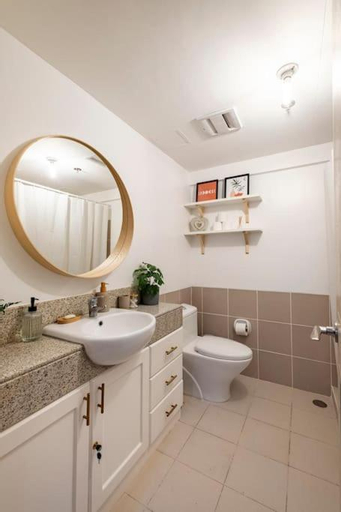 Bedroom 3, Bohemian Inspired 2 Bedroom Inspired Condo with Fast WIFI Near BGC, Taguig