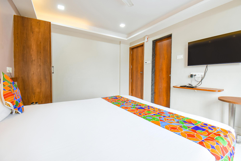 Bedroom 2, FabHotel Prime Rajmudra - Nr. Butterfly Trampoline Park, Hinjawadi, Pune