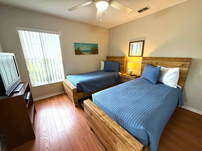 Bedroom 3, Golf Course Views, Southern Dunes Pool Villa, Large Pool Deck, Polk