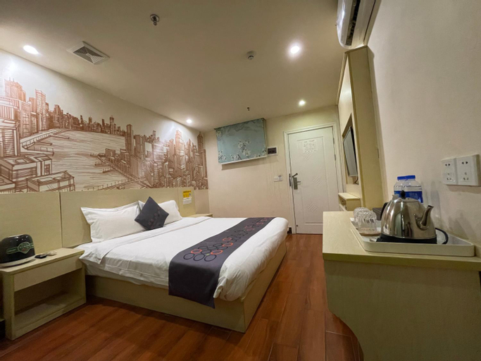 Bedroom 2, E-Mi Hotel Guangzhou Convention and Exhibition Center Canton Tower Branch, Guangzhou