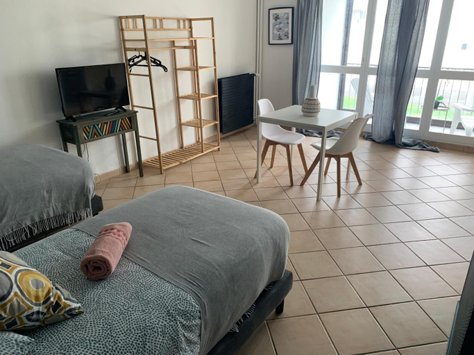 Shared lounge/TV area, Le St Brieuc, Finistère