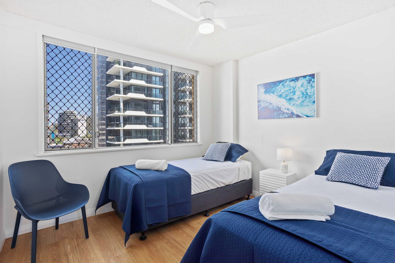 Bedroom 2, Escape on the Esplanade, Gold Coast