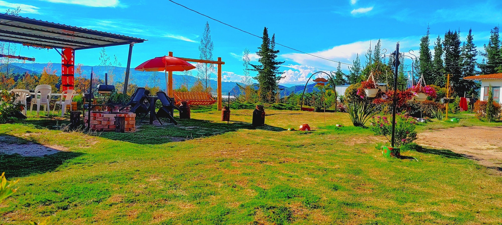Outdoor wedding area, LA TATA CABAÑA ZON DE CAMPING, Cucunubá