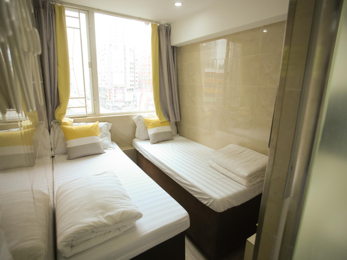 Bedroom 3, Lucky Guesthouse, Kowloon
