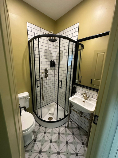 Bathroom 5, Eype's Mouth Country Hotel, Dorset
