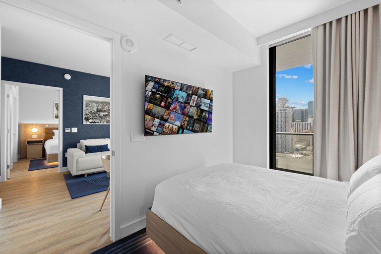 Bedroom 3, Luxury 2BRPanoramic Views Downtown Miami, Miami-Dade