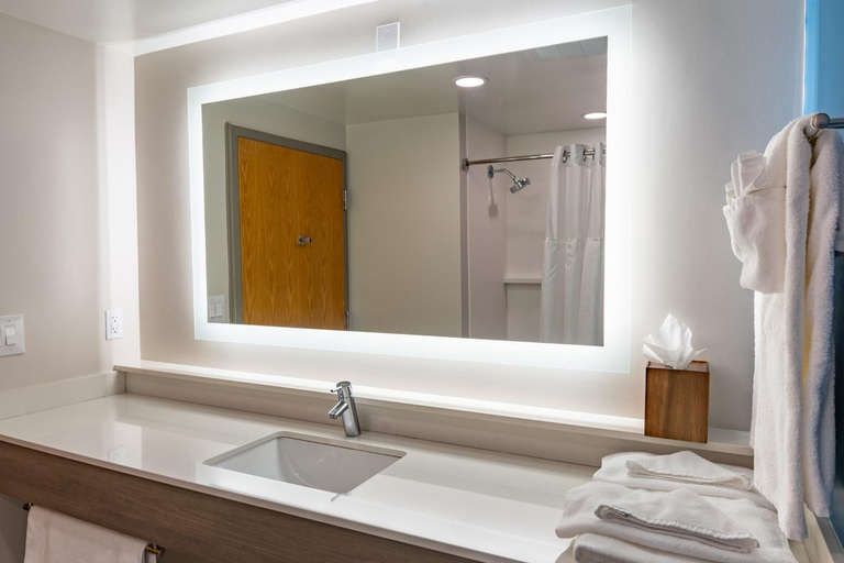 Bathroom 3, Holiday Inn Express Carneys Point New Jersey Turnpike Exit 1 By IHG, Salem