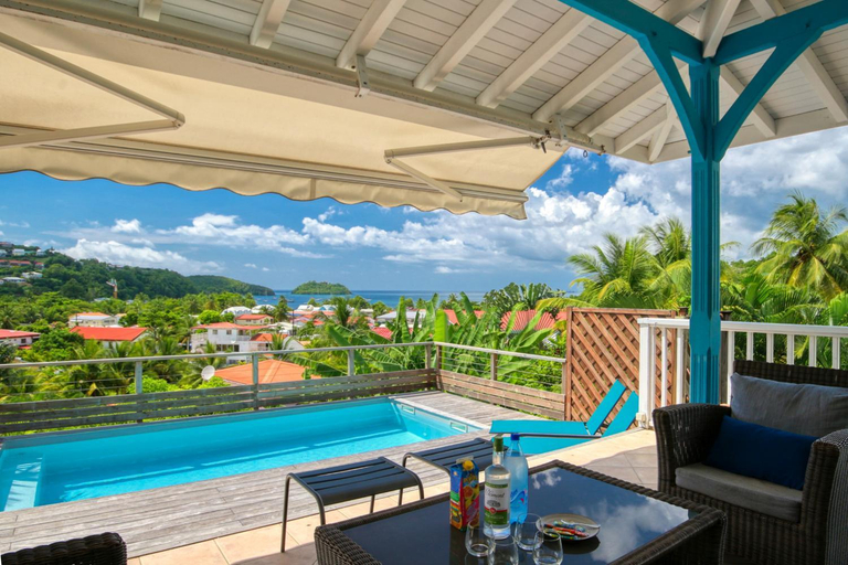 Balcony/terrace 3, Villa de standing vue mer (MQTI08), Les Trois-Îlets
