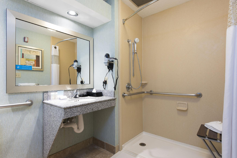 Bathroom 3, Hampton Inn & Suites Kokomo, Howard