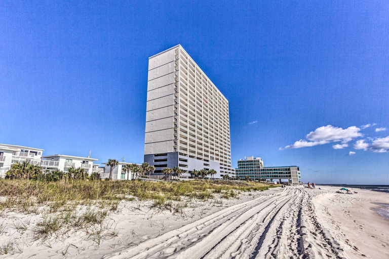 Exterior & Views, Beachfront PCB Condo w/ Ocean Views & Pool Access!, Bay