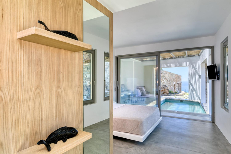 Bedroom 2, Tinos Dove Suites, South Aegean