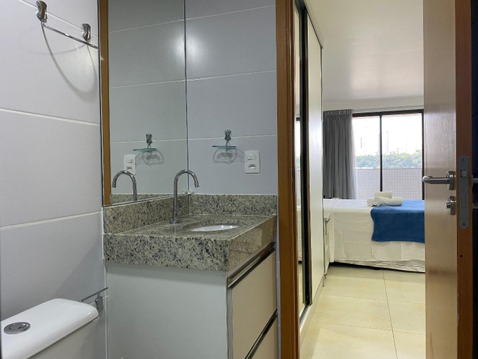 Bathroom 5, Bela Hospedagem - Gold Flat, proximo ao Manaira Shopping, João Pessoa