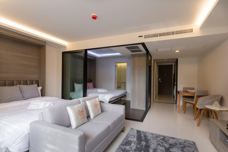 Bedroom 2, CENTRAL BANGKOK +2B@BTS Asok&MRT SUKHUMVIT 1F-(09), Khlong Toey